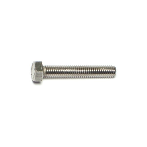 Midwest Fastener A2, M5-0.80 Hex Head Cap Screw, Plain Stainless Steel, 30 mm L, 15 PK 69694 - main